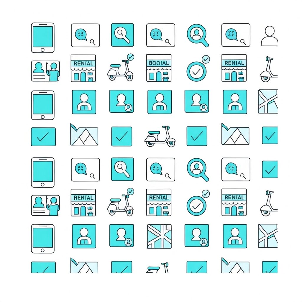 How SCOOTSCOOT Works: Connecting Riders & Rental Shops - Starbucks travel series inspired design
