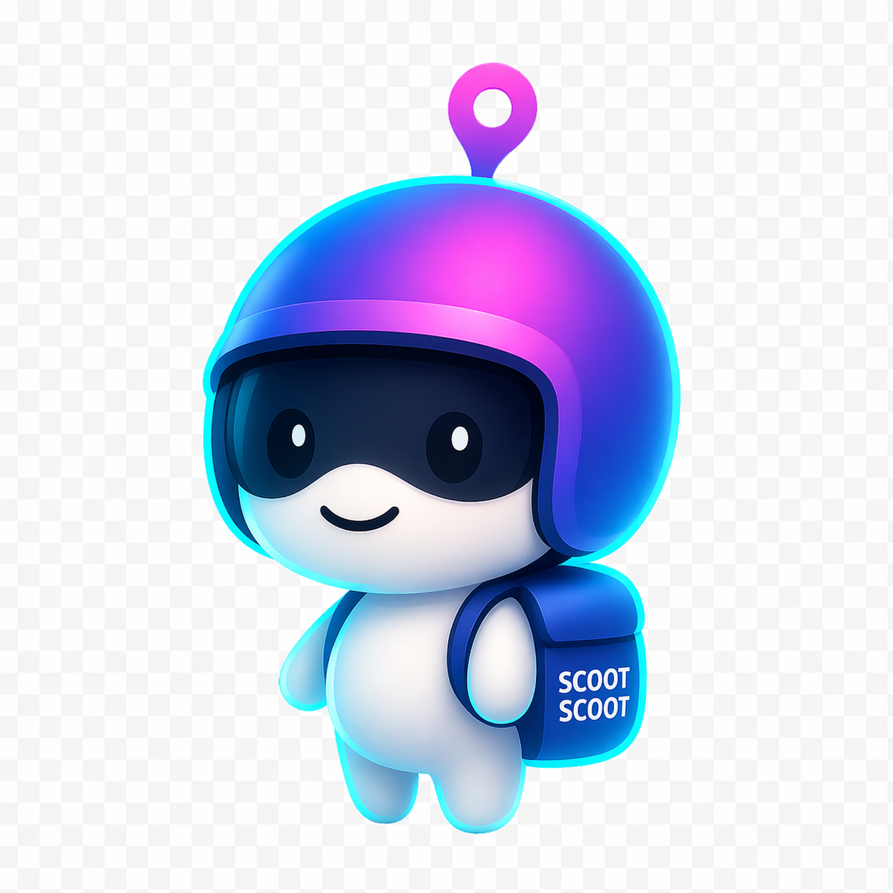 Scootie, ready to chat
