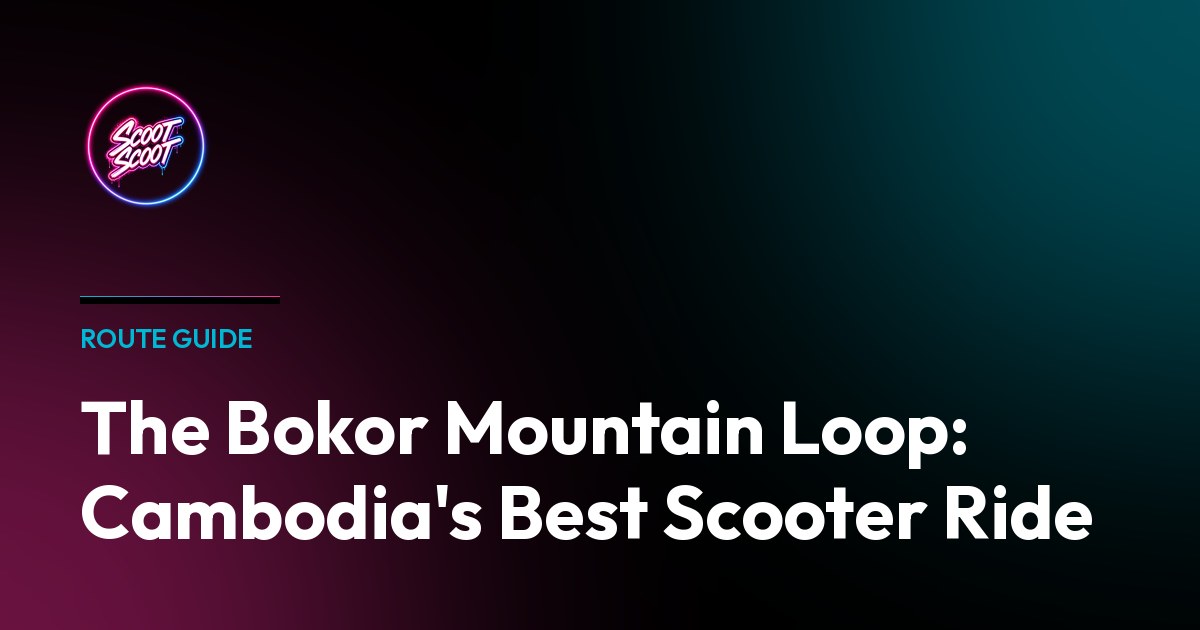 The Bokor Mountain Loop: Cambodia's Best Scooter Ride - Starbucks travel series inspired design