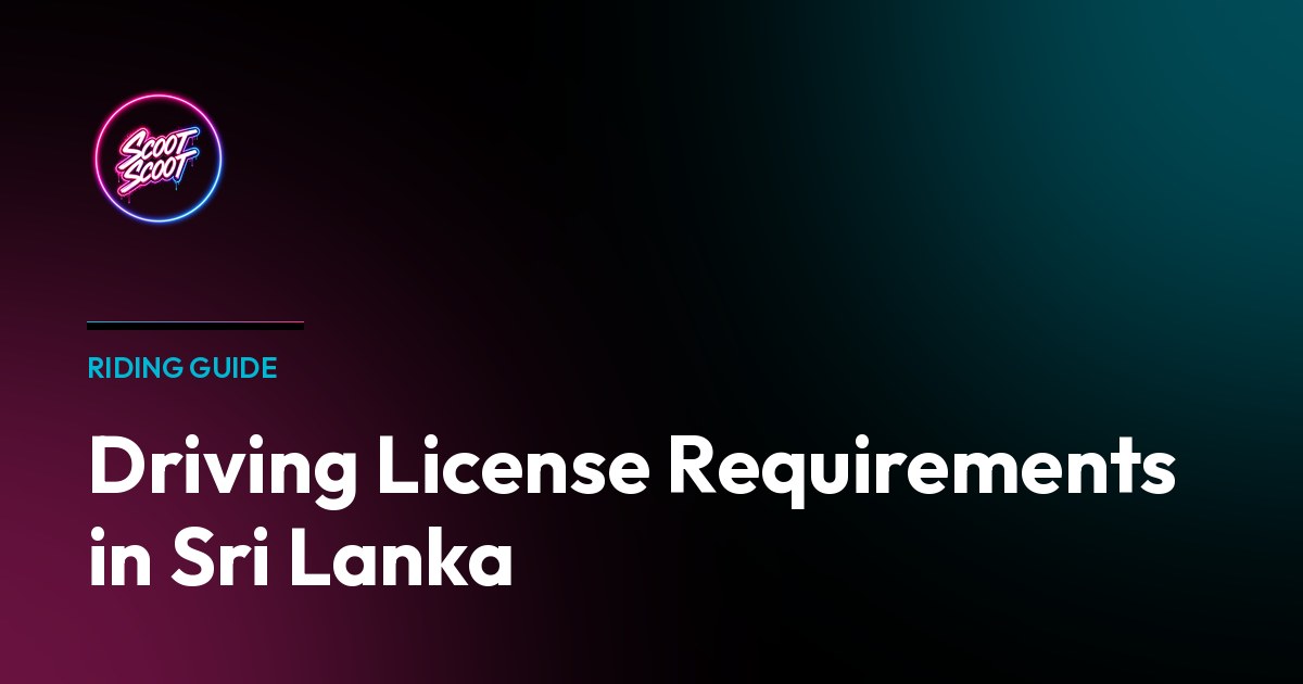 Driving License Requirements in Sri Lanka: The Recognition Permit Explained - Starbucks travel series inspired design