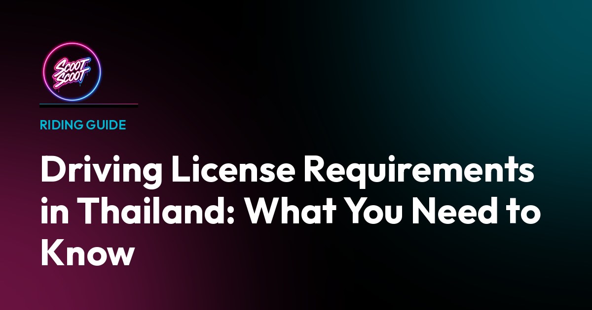 Driving License Requirements in Thailand: What You Need to Know - Starbucks travel series inspired design
