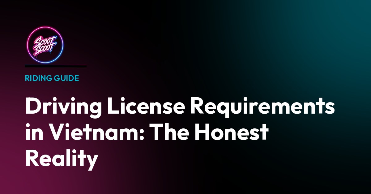 Driving License Requirements in Vietnam: The Honest Reality - Starbucks travel series inspired design