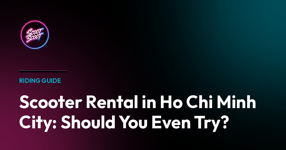 Scooter Rental in Ho Chi Minh City: Should You Even Try? - Starbucks travel series inspired design