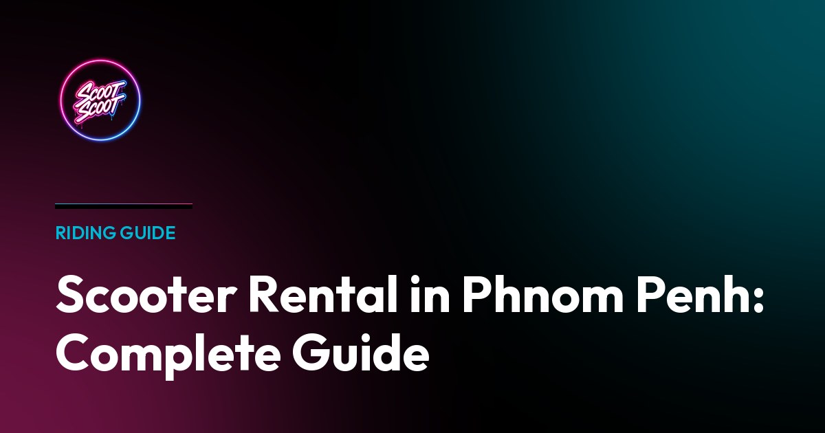 Scooter Rental in Phnom Penh: Complete Guide - Starbucks travel series inspired design