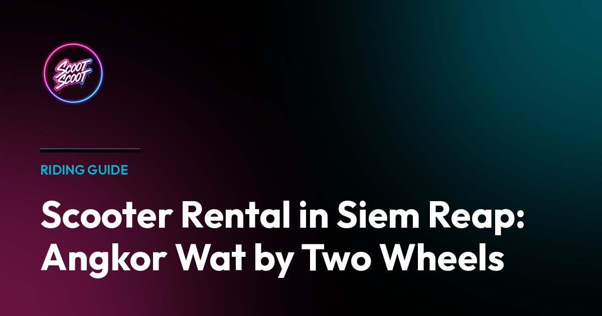 Scooter Rental in Siem Reap: Angkor Wat by Two Wheels - Starbucks travel series inspired design