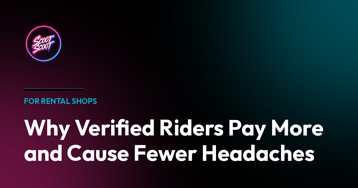 Why Verified Riders Pay More and Cause Fewer Headaches — practical guide for rental shop operators